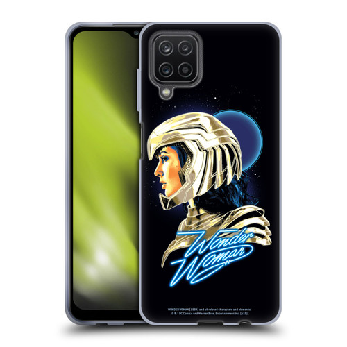 Wonder Woman 1984 80's Graphics Golden Armour 2 Soft Gel Case for Samsung Galaxy A12 (2020)