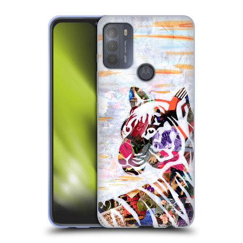 Artpoptart Animals Tiger Soft Gel Case for Motorola Moto G50