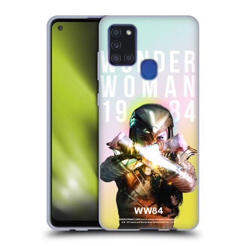 Wonder Woman 1984 80's Graphics Bracelet Of Submission Soft Gel Case for Samsung Galaxy A21s (2020)