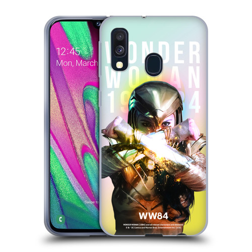 Wonder Woman 1984 80's Graphics Bracelet Of Submission Soft Gel Case for Samsung Galaxy A40 (2019)