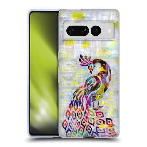 Artpoptart Animals Peacock Soft Gel Case for Google Pixel 7 Pro