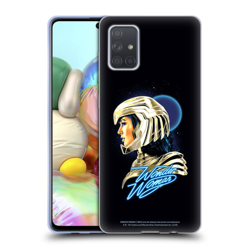 Wonder Woman 1984 80's Graphics Golden Armour 2 Soft Gel Case for Samsung Galaxy A71 (2019)