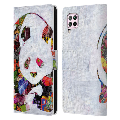 Artpoptart Animals Panda Leather Book Wallet Case Cover For Huawei Nova 6 SE / P40 Lite