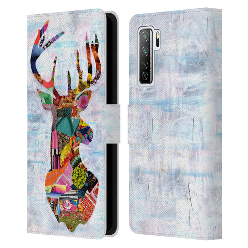 Artpoptart Animals Deer Leather Book Wallet Case Cover For Huawei Nova 7 SE/P40 Lite 5G