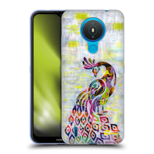 Artpoptart Animals Peacock Soft Gel Case for Nokia 1.4