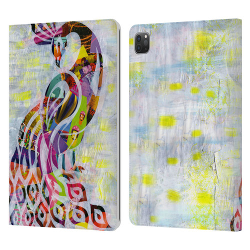 Artpoptart Animals Peacock Leather Book Wallet Case Cover For Apple iPad Pro 11 2020 / 2021 / 2022