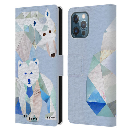 Artpoptart Animals Polar Bears Leather Book Wallet Case Cover For Apple iPhone 12 Pro Max
