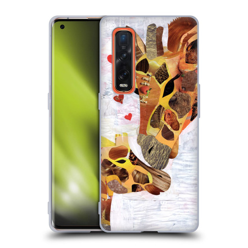 Artpoptart Animals Sweet Giraffes Soft Gel Case for OPPO Find X2 Pro 5G