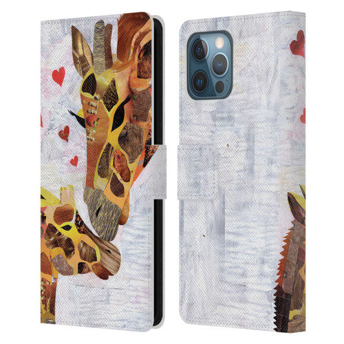 Artpoptart Animals Sweet Giraffes Leather Book Wallet Case Cover For Apple iPhone 12 Pro Max