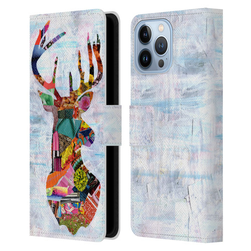 Artpoptart Animals Deer Leather Book Wallet Case Cover For Apple iPhone 13 Pro Max