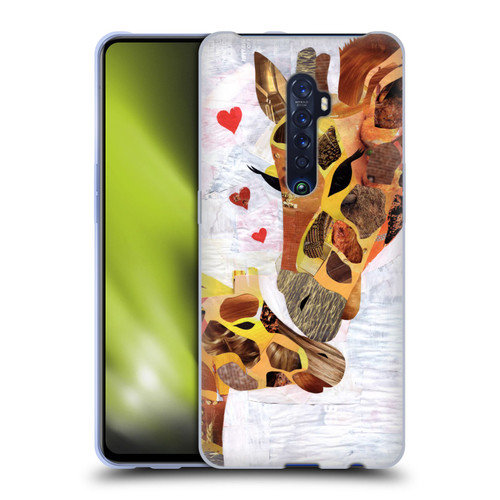 Artpoptart Animals Sweet Giraffes Soft Gel Case for OPPO Reno 2