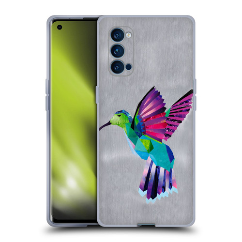 Artpoptart Animals Hummingbird Soft Gel Case for OPPO Reno 4 Pro 5G