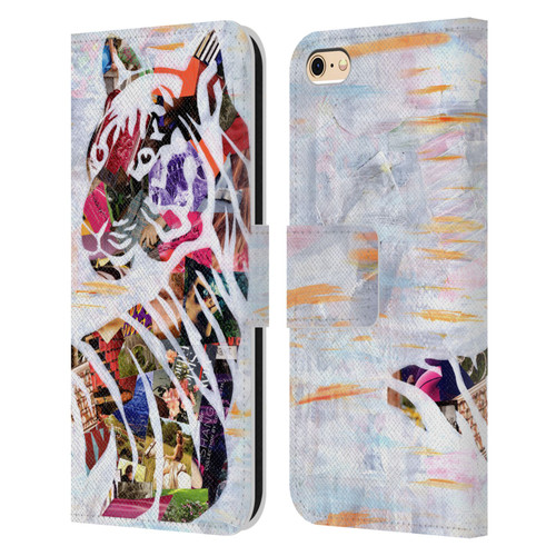 Artpoptart Animals Tiger Leather Book Wallet Case Cover For Apple iPhone 6 / iPhone 6s