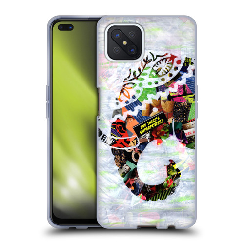 Artpoptart Animals Elephant Soft Gel Case for OPPO Reno4 Z 5G