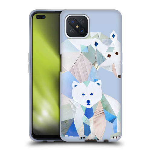 Artpoptart Animals Polar Bears Soft Gel Case for OPPO Reno4 Z 5G