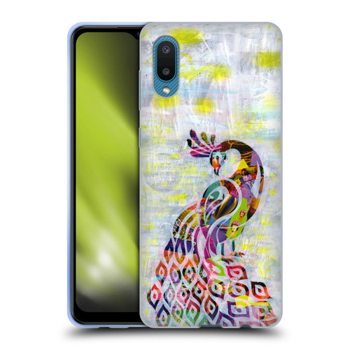 Artpoptart Animals Peacock Soft Gel Case for Samsung Galaxy A02/M02 (2021)