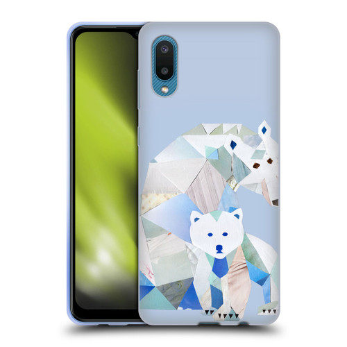 Artpoptart Animals Polar Bears Soft Gel Case for Samsung Galaxy A02/M02 (2021)