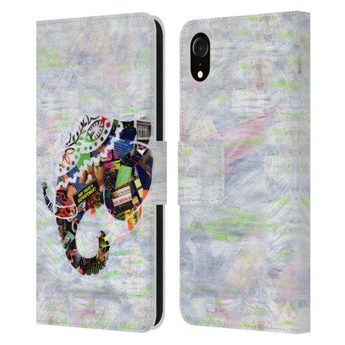 Artpoptart Animals Elephant Leather Book Wallet Case Cover For Apple iPhone XR