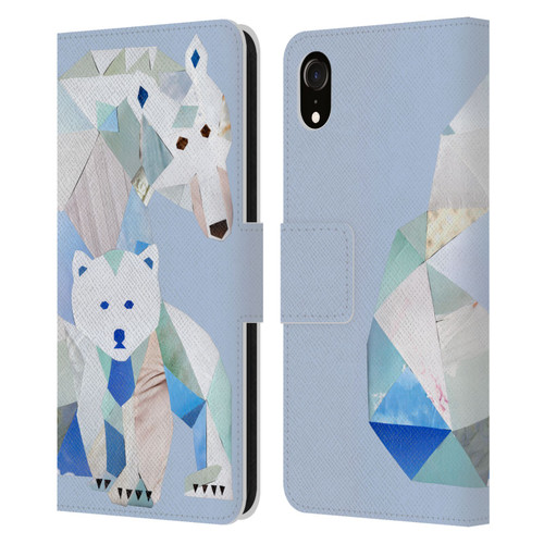 Artpoptart Animals Polar Bears Leather Book Wallet Case Cover For Apple iPhone XR