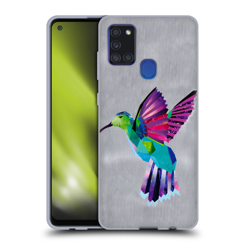 Artpoptart Animals Hummingbird Soft Gel Case for Samsung Galaxy A21s (2020)