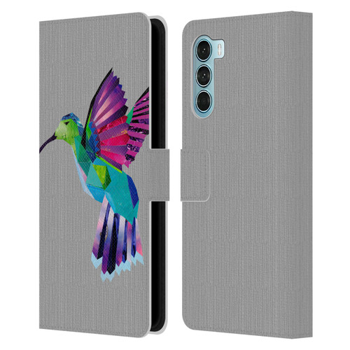 Artpoptart Animals Hummingbird Leather Book Wallet Case Cover For Motorola Edge S30 / Moto G200 5G