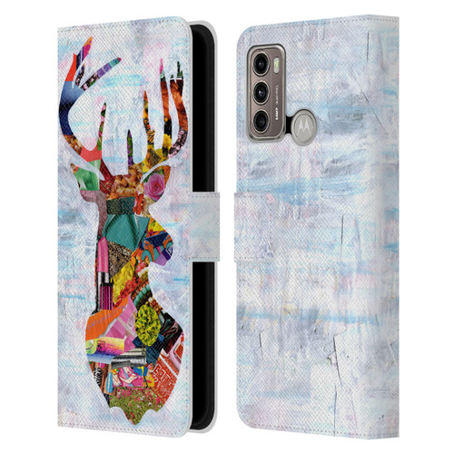 Artpoptart Animals Deer Leather Book Wallet Case Cover For Motorola Moto G60 / Moto G40 Fusion
