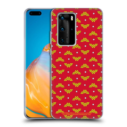 Wonder Woman 1984 Logo Art Retro Pattern Soft Gel Case for Huawei P40 Pro / P40 Pro Plus 5G