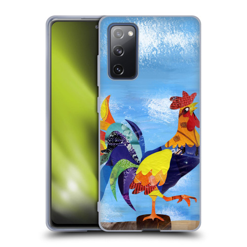 Artpoptart Animals Colorful Rooster Soft Gel Case for Samsung Galaxy S20 FE / 5G