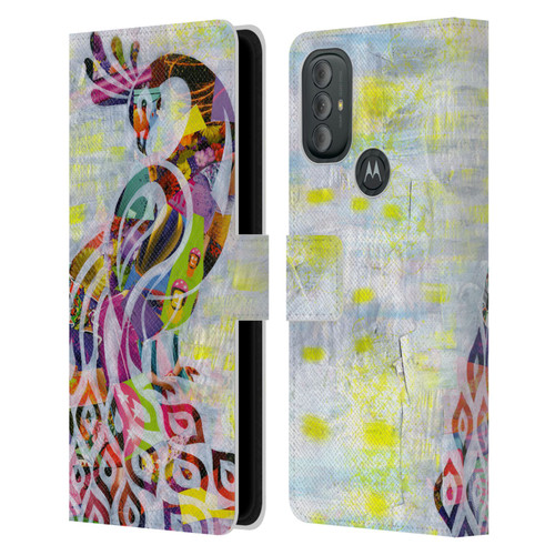 Artpoptart Animals Peacock Leather Book Wallet Case Cover For Motorola Moto G10 / Moto G20 / Moto G30