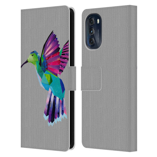 Artpoptart Animals Hummingbird Leather Book Wallet Case Cover For Motorola Moto G (2022)