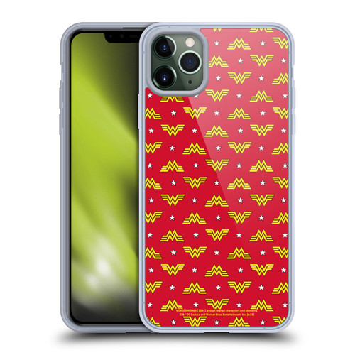 Wonder Woman 1984 Logo Art Retro Pattern Soft Gel Case for Apple iPhone 11 Pro Max