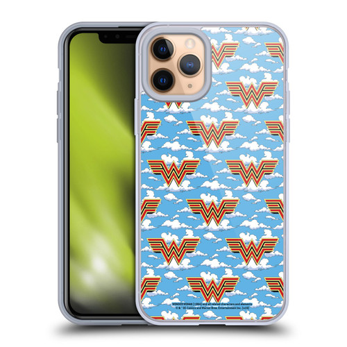 Wonder Woman 1984 Logo Art Retro Pattern 2 Soft Gel Case for Apple iPhone 11 Pro