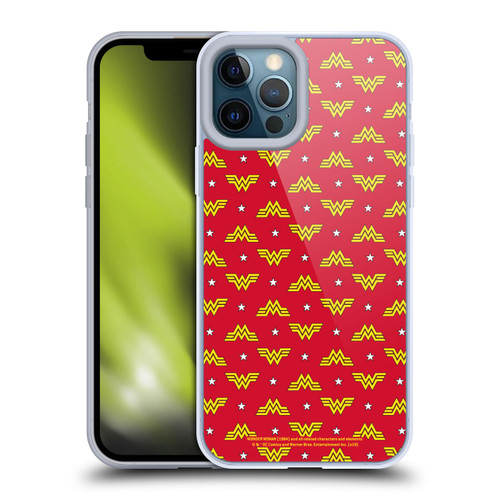 Wonder Woman 1984 Logo Art Retro Pattern Soft Gel Case for Apple iPhone 12 Pro Max
