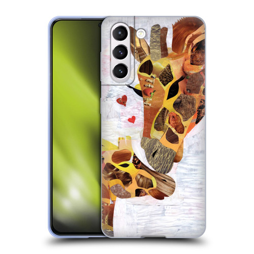 Artpoptart Animals Sweet Giraffes Soft Gel Case for Samsung Galaxy S21 5G