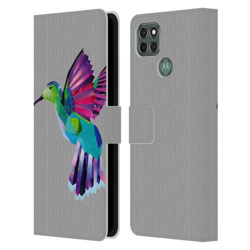 Artpoptart Animals Hummingbird Leather Book Wallet Case Cover For Motorola Moto G9 Power