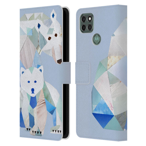 Artpoptart Animals Polar Bears Leather Book Wallet Case Cover For Motorola Moto G9 Power