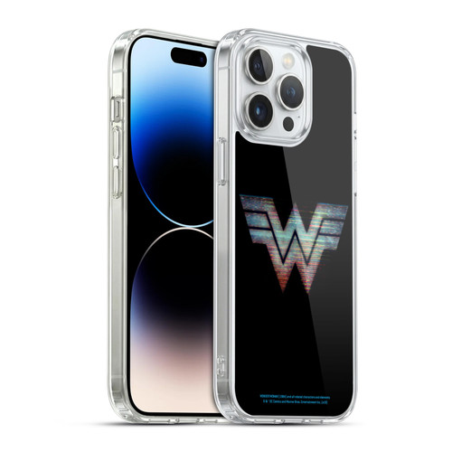 Wonder Woman 1984 Logo Art Main Soft Gel Case for Apple iPhone 14 Pro Max & MagSafe