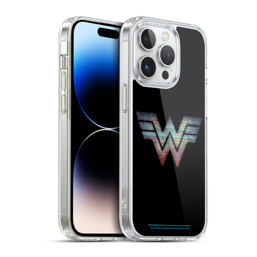 Wonder Woman 1984 Logo Art Main Soft Gel Case for Apple iPhone 14 Pro & MagSafe