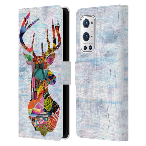 Artpoptart Animals Deer Leather Book Wallet Case Cover For OnePlus 9 Pro