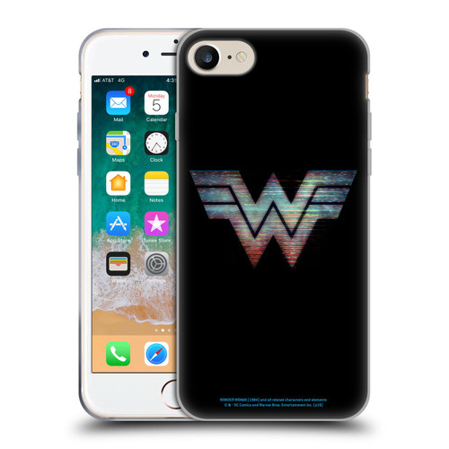 Wonder Woman 1984 Logo Art Main Soft Gel Case for Apple iPhone 7 / 8 / SE 2020 & 2022