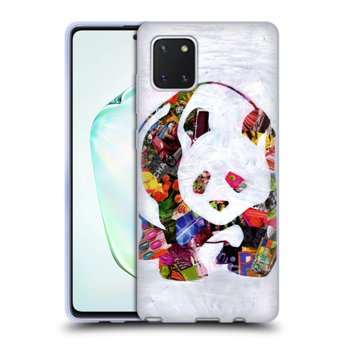 Artpoptart Animals Panda Soft Gel Case for Samsung Galaxy Note10 Lite