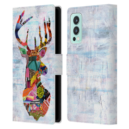 Artpoptart Animals Deer Leather Book Wallet Case Cover For OnePlus Nord 2 5G