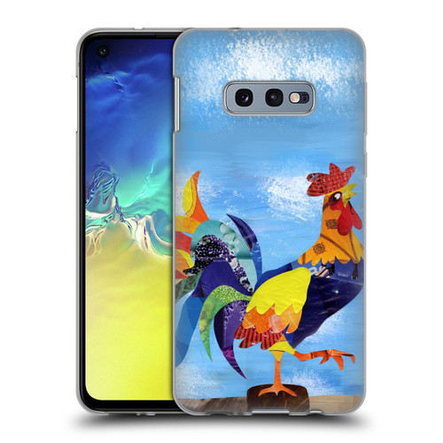 Artpoptart Animals Colorful Rooster Soft Gel Case for Samsung Galaxy S10e