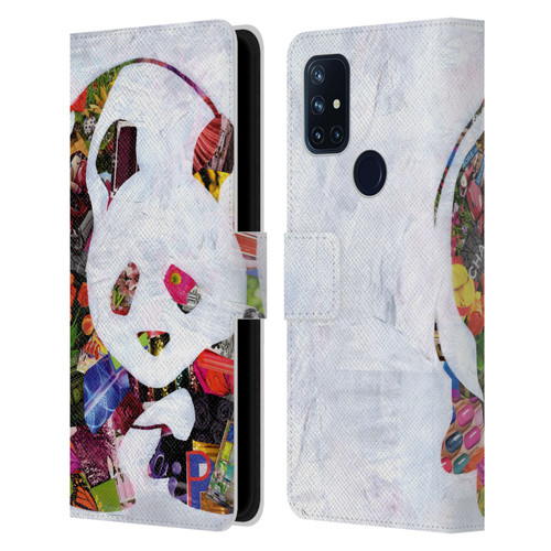 Artpoptart Animals Panda Leather Book Wallet Case Cover For OnePlus Nord N10 5G