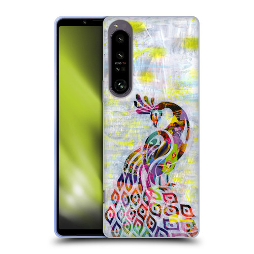 Artpoptart Animals Peacock Soft Gel Case for Sony Xperia 1 IV