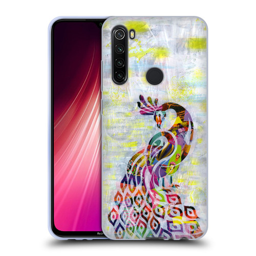 Artpoptart Animals Peacock Soft Gel Case for Xiaomi Redmi Note 8T