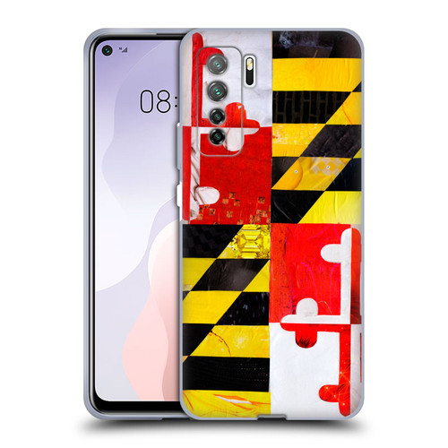 Artpoptart Flags Maryland Soft Gel Case for Huawei Nova 7 SE/P40 Lite 5G