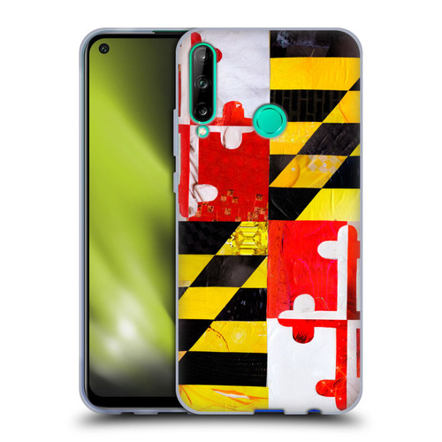 Artpoptart Flags Maryland Soft Gel Case for Huawei P40 lite E