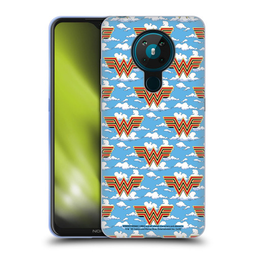 Wonder Woman 1984 Logo Art Retro Pattern 2 Soft Gel Case for Nokia 5.3