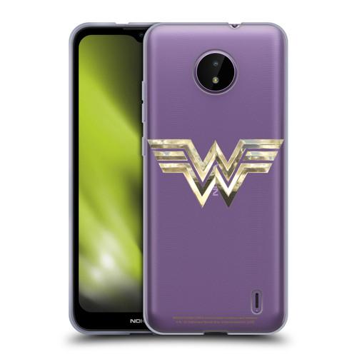 Wonder Woman 1984 Logo Art Gold Soft Gel Case for Nokia C10 / C20